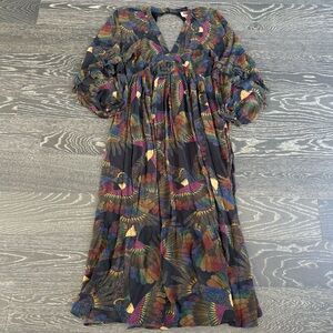 FARM RIO Borogodo Toucans Maxi Dress